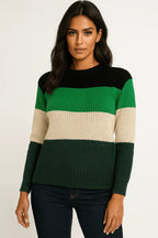 Blusa Listrada Mousse