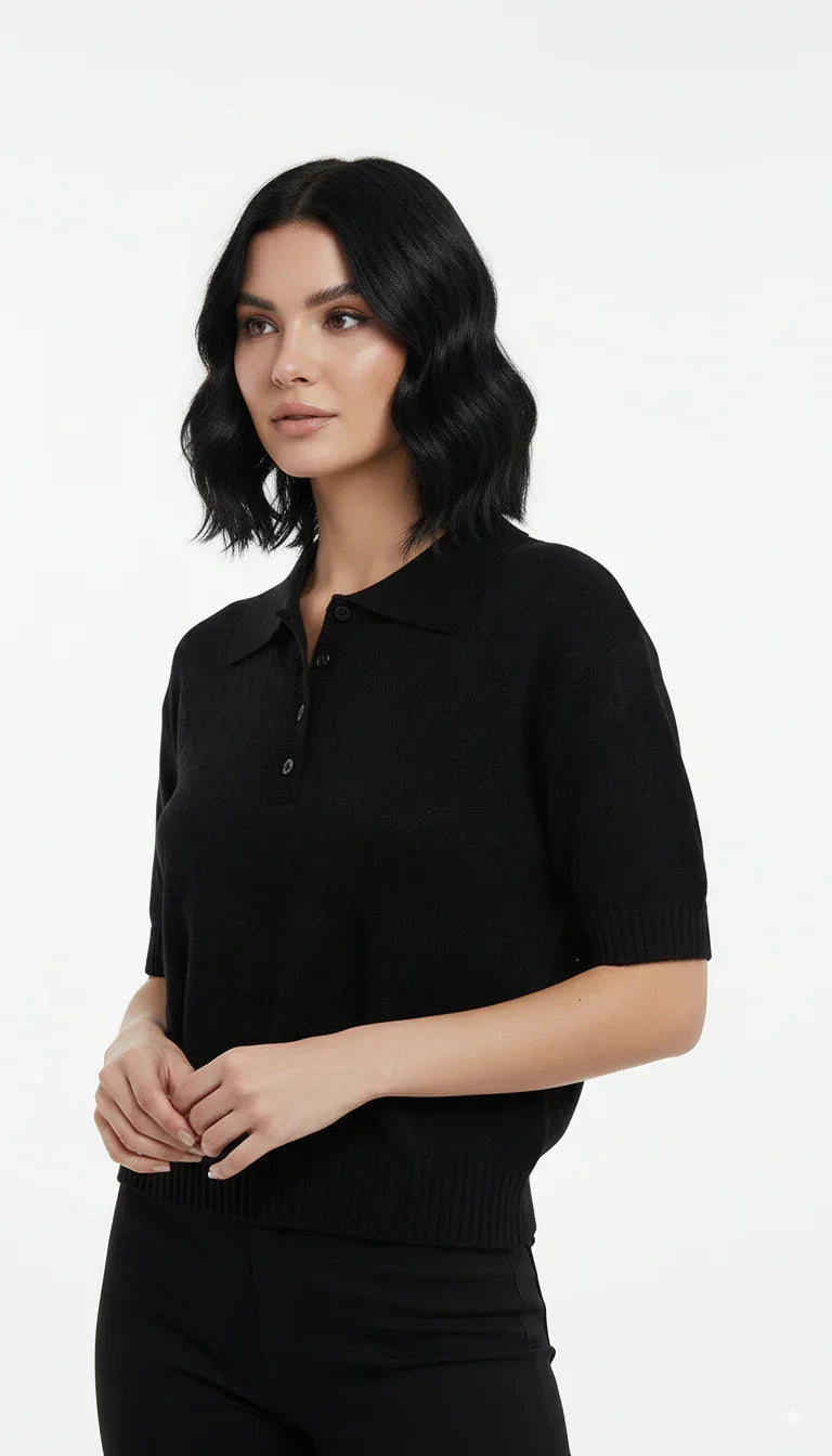 Tshirt Polo Detalhada