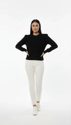 Blusa de Modal Detalhe Losango