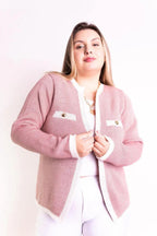 Casaco Detalhe Botão Bolsinho