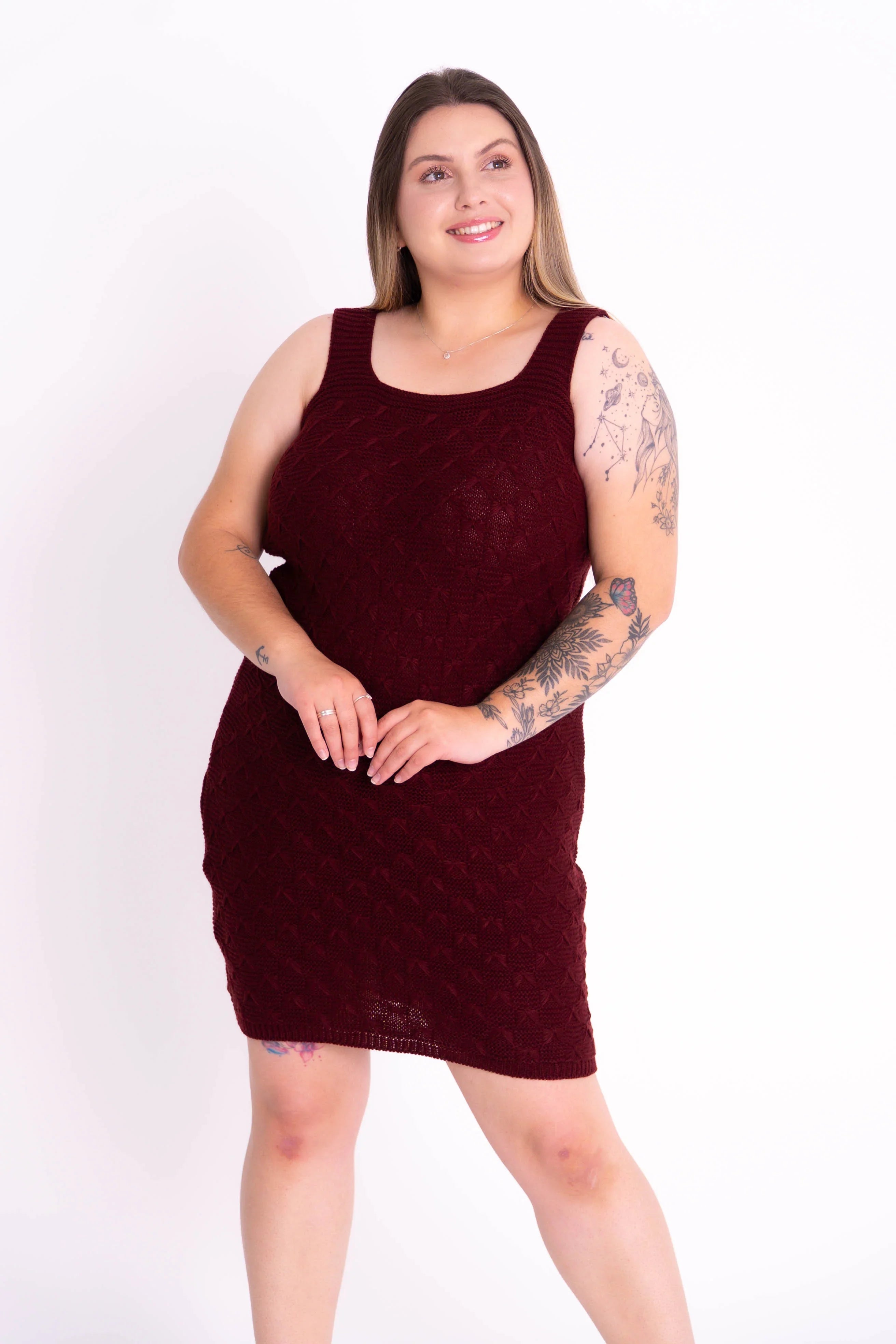 Vestido de Tricot Lacinho