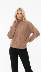 Blusão de Lã Trançado