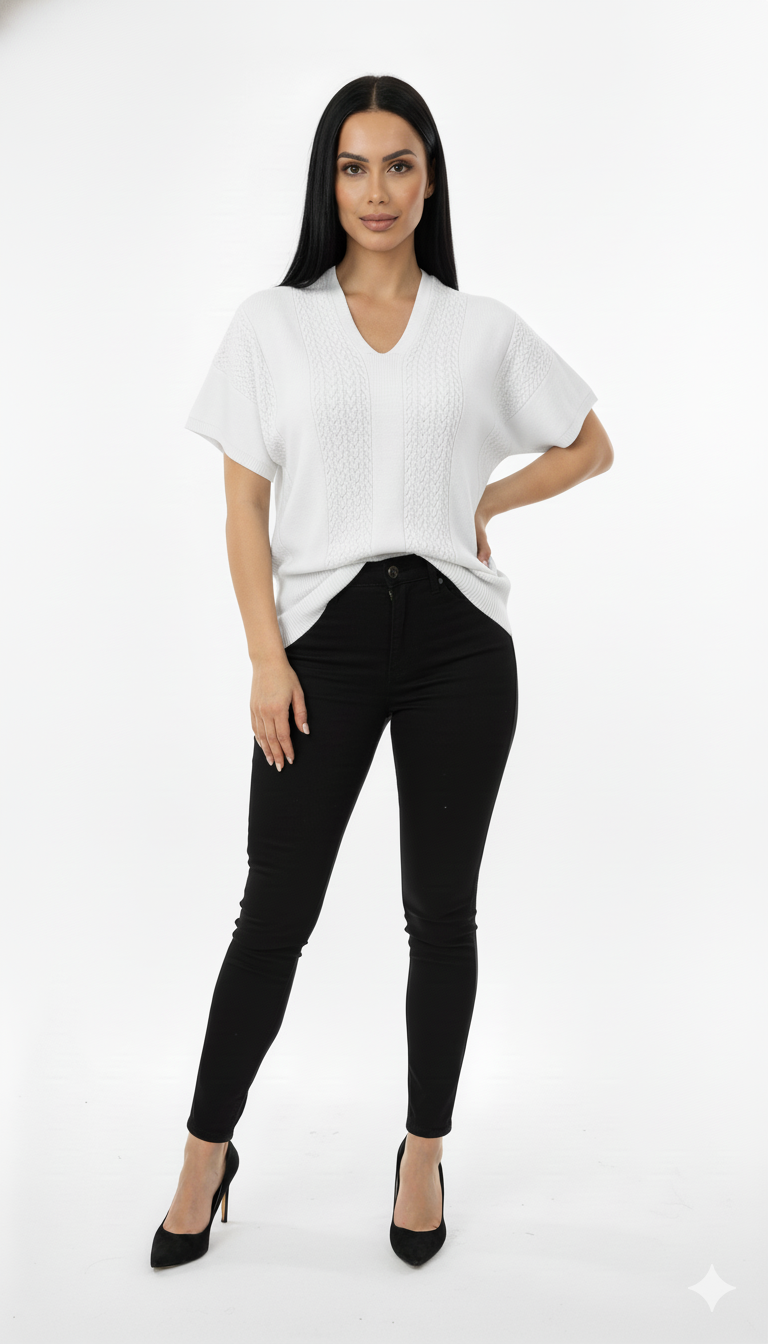 Tshirt Morcego Rendada