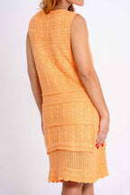 Vestido Rendado Tricot