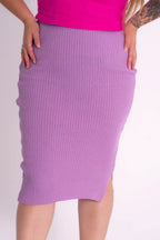 Saia de Tricot Canelada