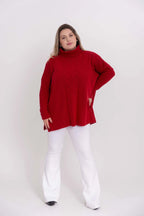 Poncho Mousse Trançado