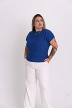 Blusinha Morcego Modal Trabalhada