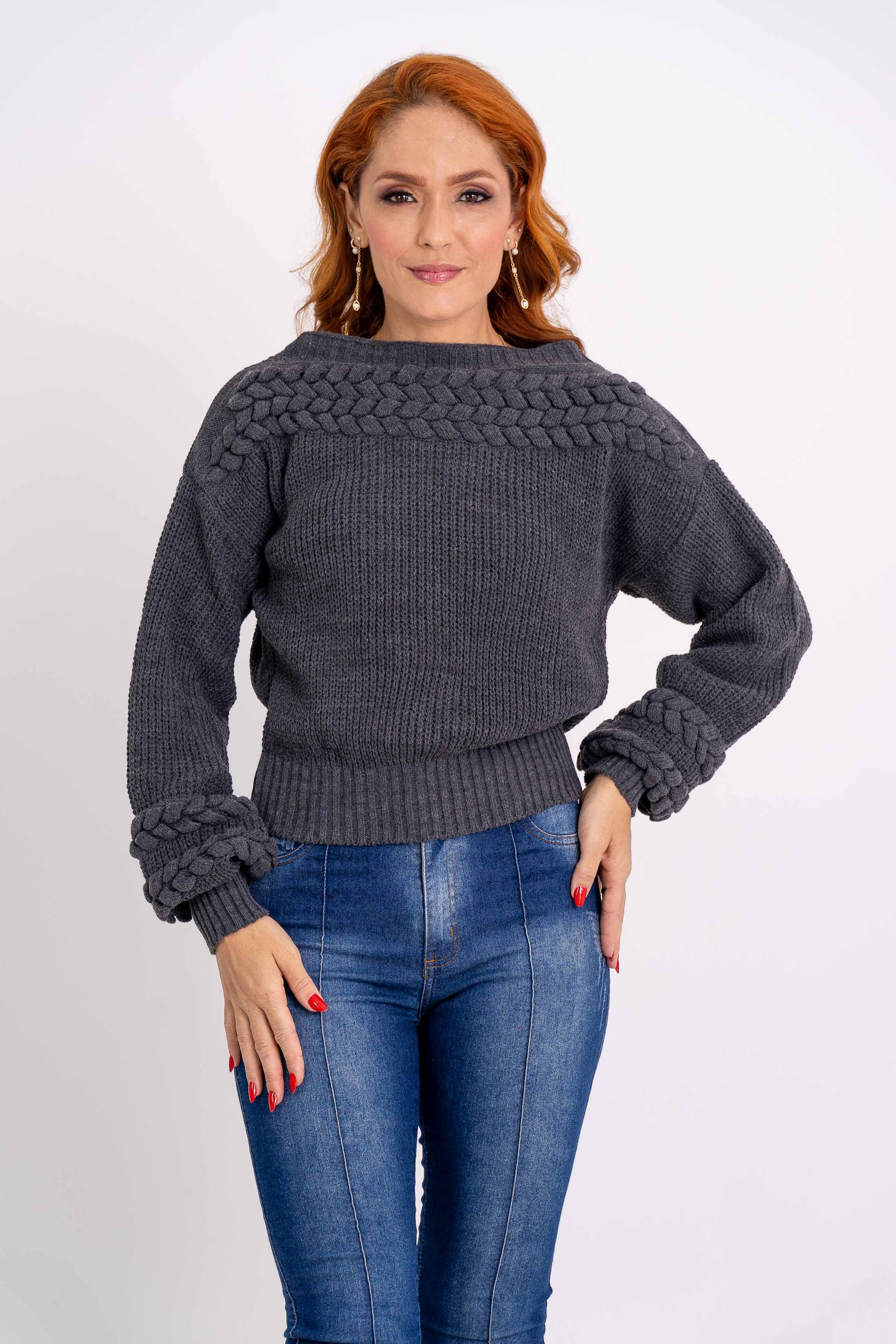 Blusa Tranças Na Gola