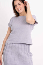 Conjunto Plissado Lurex