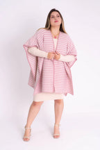 Poncho Feminino Pied-de-Poule