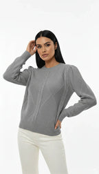 Blusa de Modal Detalhe Losango