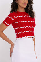 Tshirt Listrada Zigzag