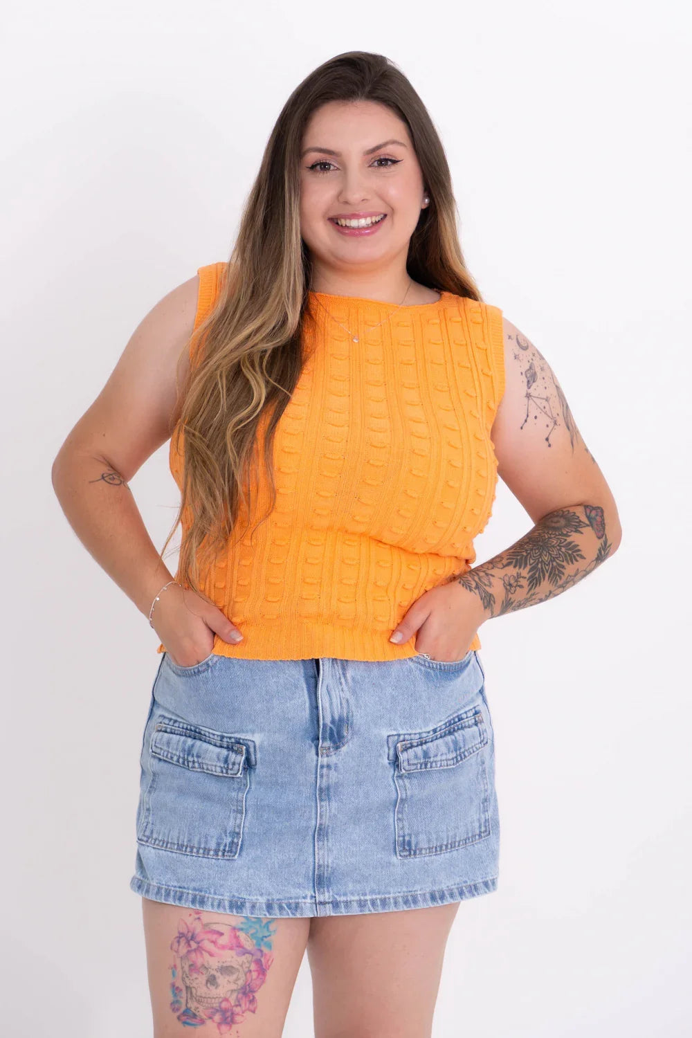 Regatinha Pipoca Canelada