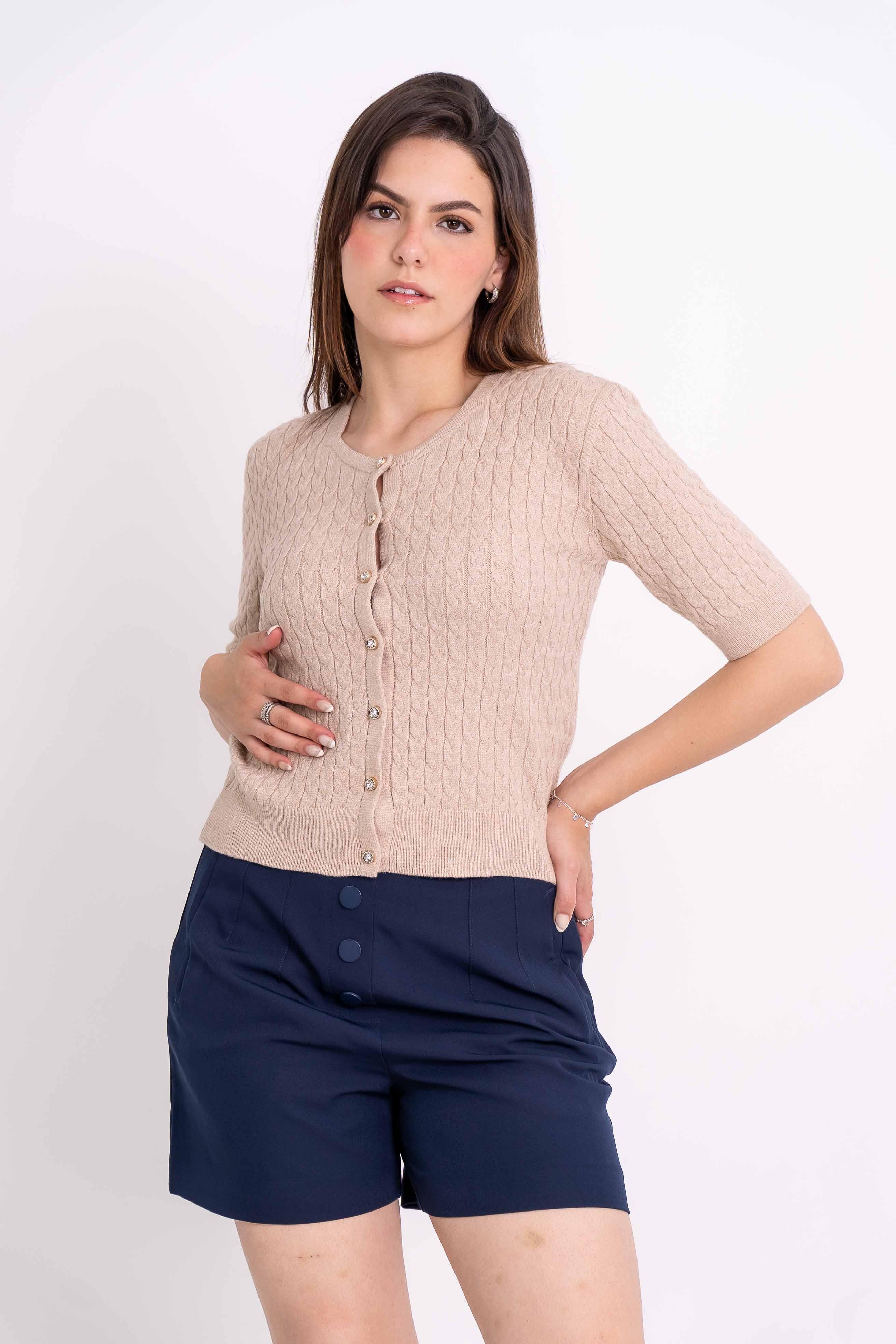 Casaquinho Traçado Botões