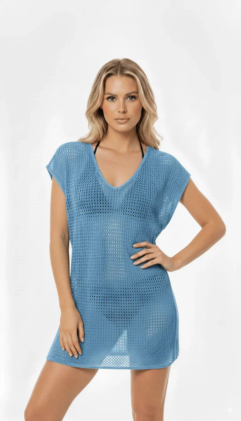 Saia de Praia de Tricot