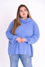 Blusa Plus Size Feminina Gola Alta