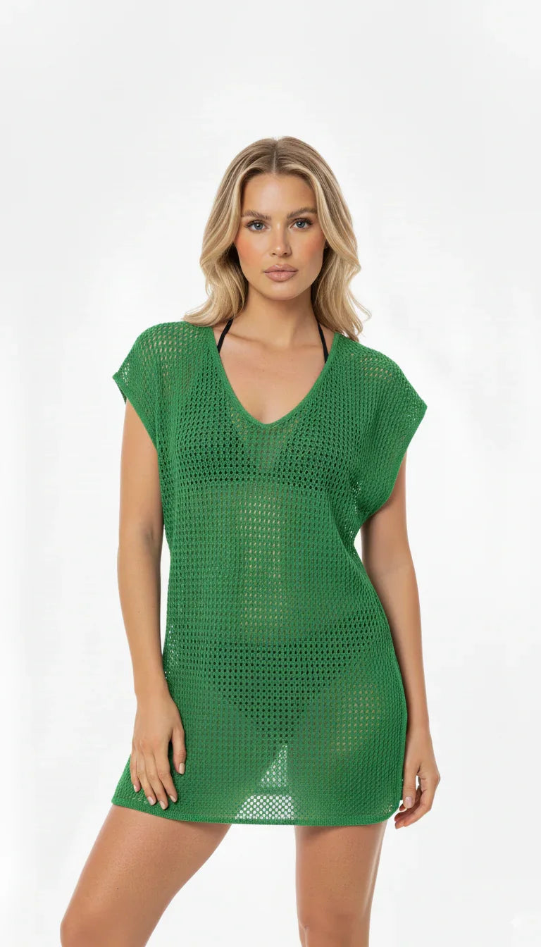 Saia de Praia de Tricot