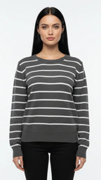 Blusinha Listrada de Modal