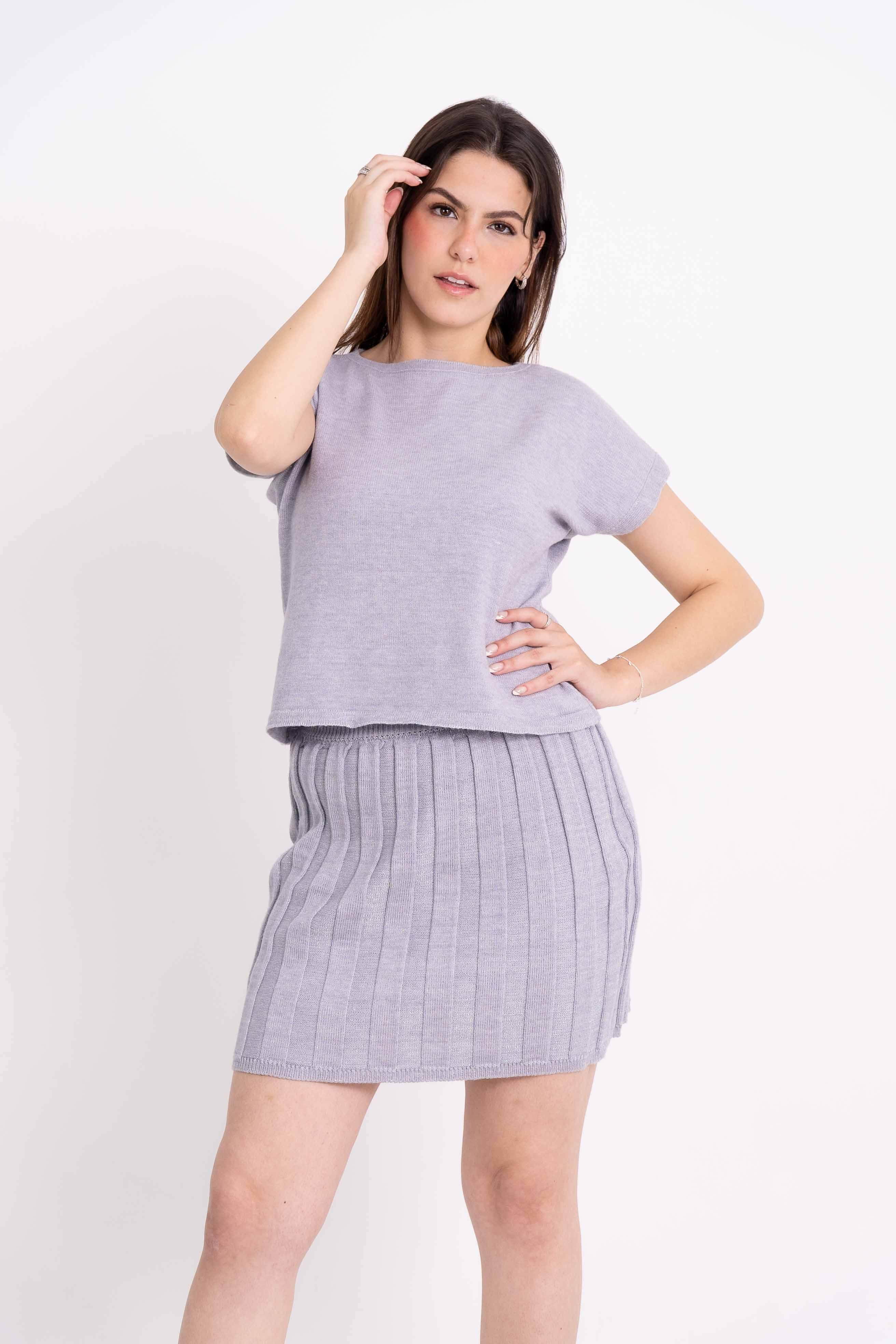 Conjunto Plissado Lurex