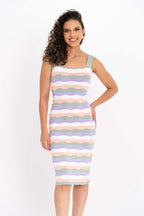 Vestido Modal Listrado