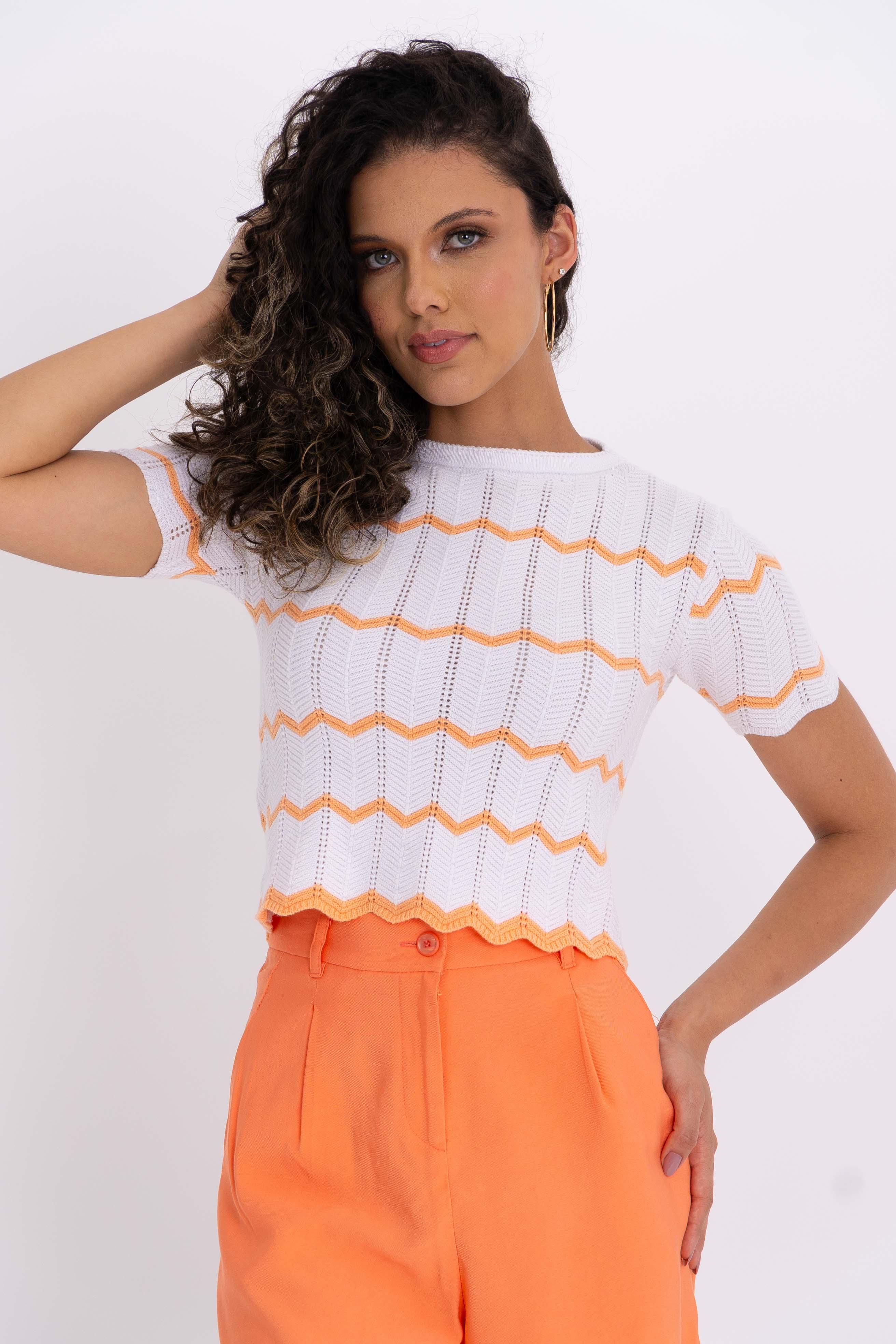 Tshirt Listrada Zigzag