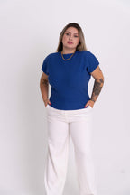 Blusinha Morcego Modal Trabalhada