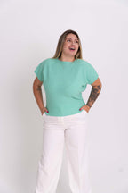 Blusinha Morcego Modal Trabalhada