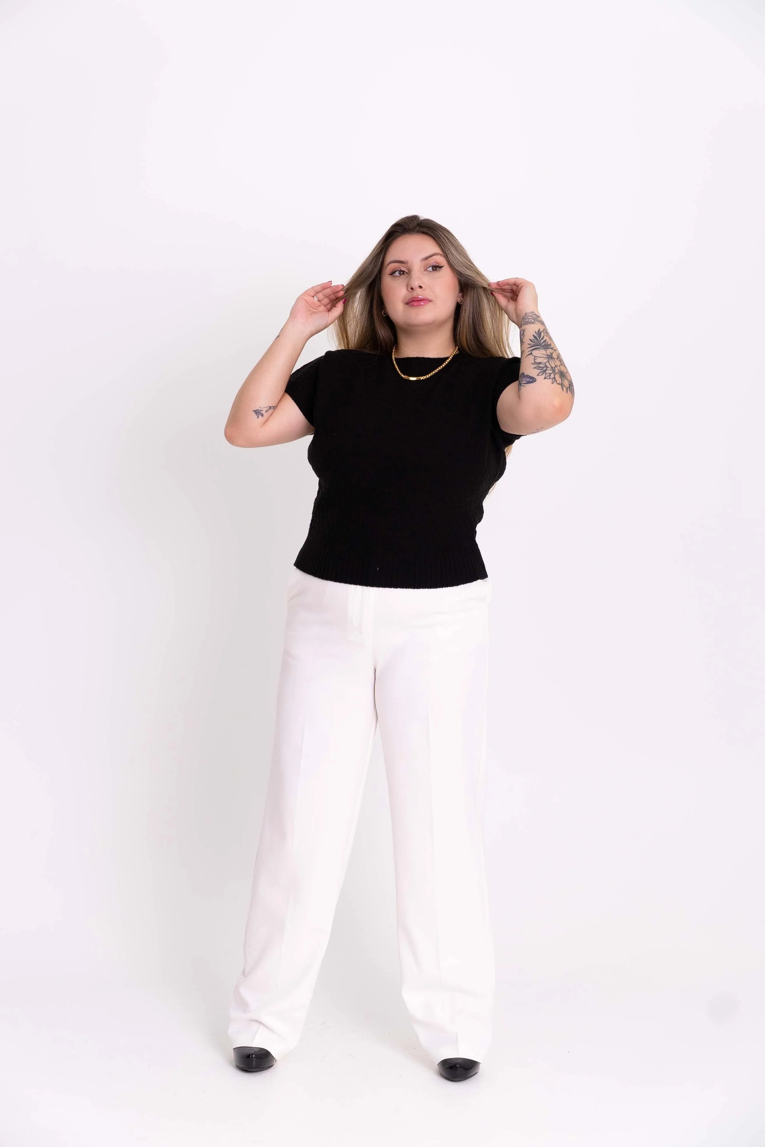 Blusinha Morcego Modal Trabalhada