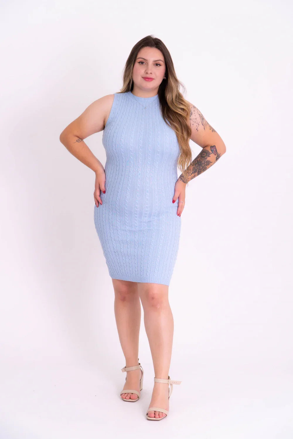 Vestido Regata Trançado