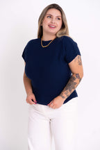 Blusinha Morcego Modal Trabalhada