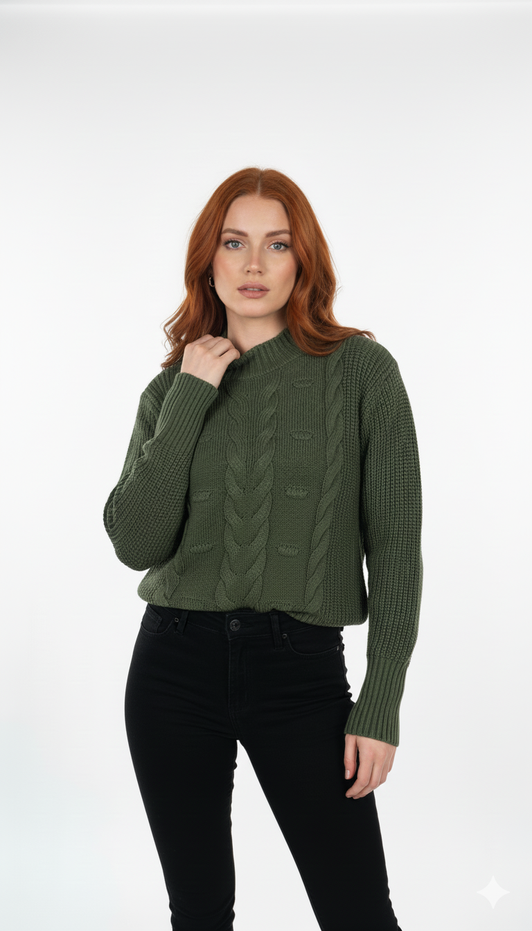 Blusa Trançada Pipoquinha