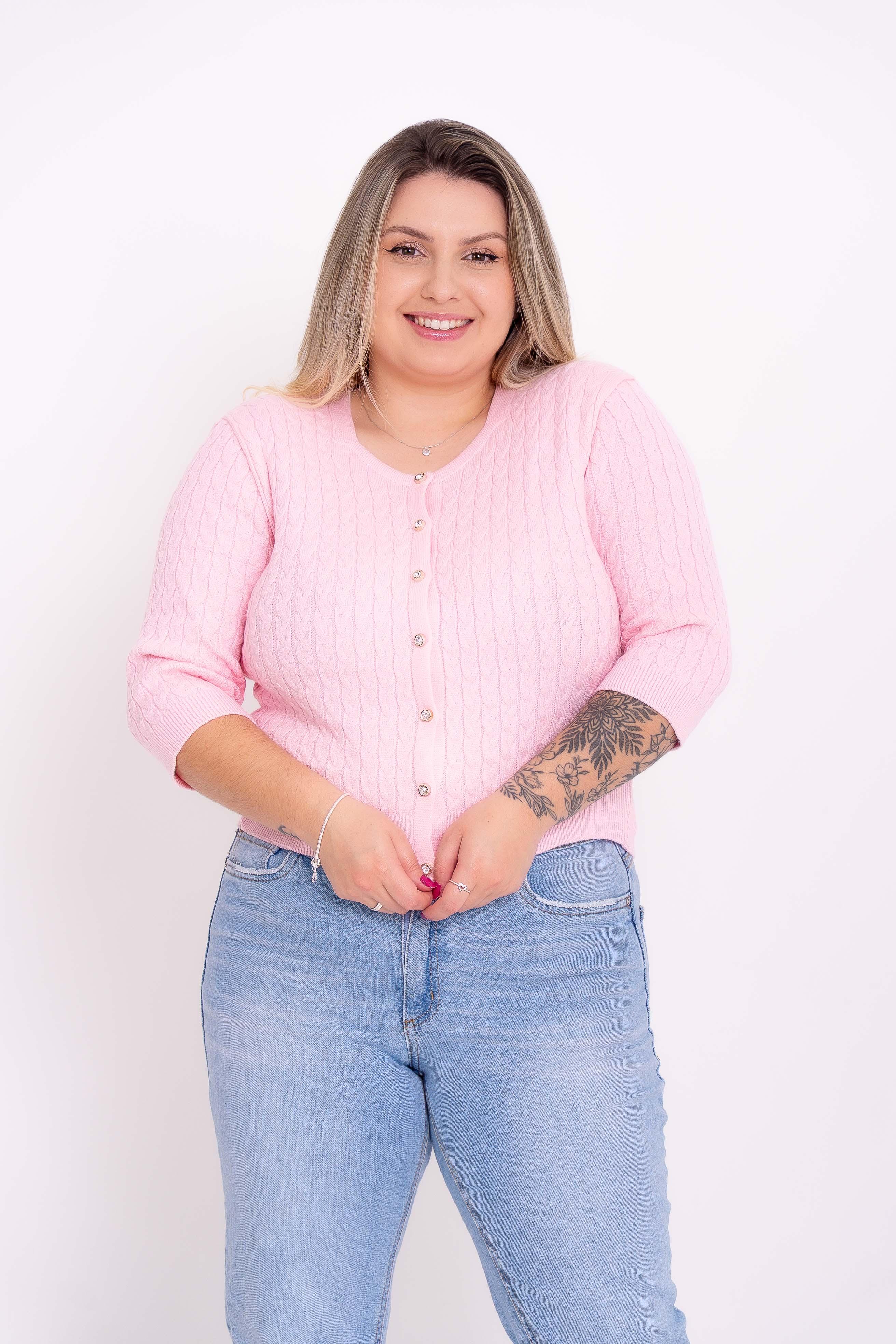 Casaquinho Traçado Botões