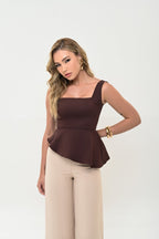 BLUSA ASSIMETRIA PLANE-COTTON