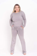 Conjunto Trançado em Tricot