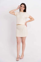 Conjunto Plissado Lurex