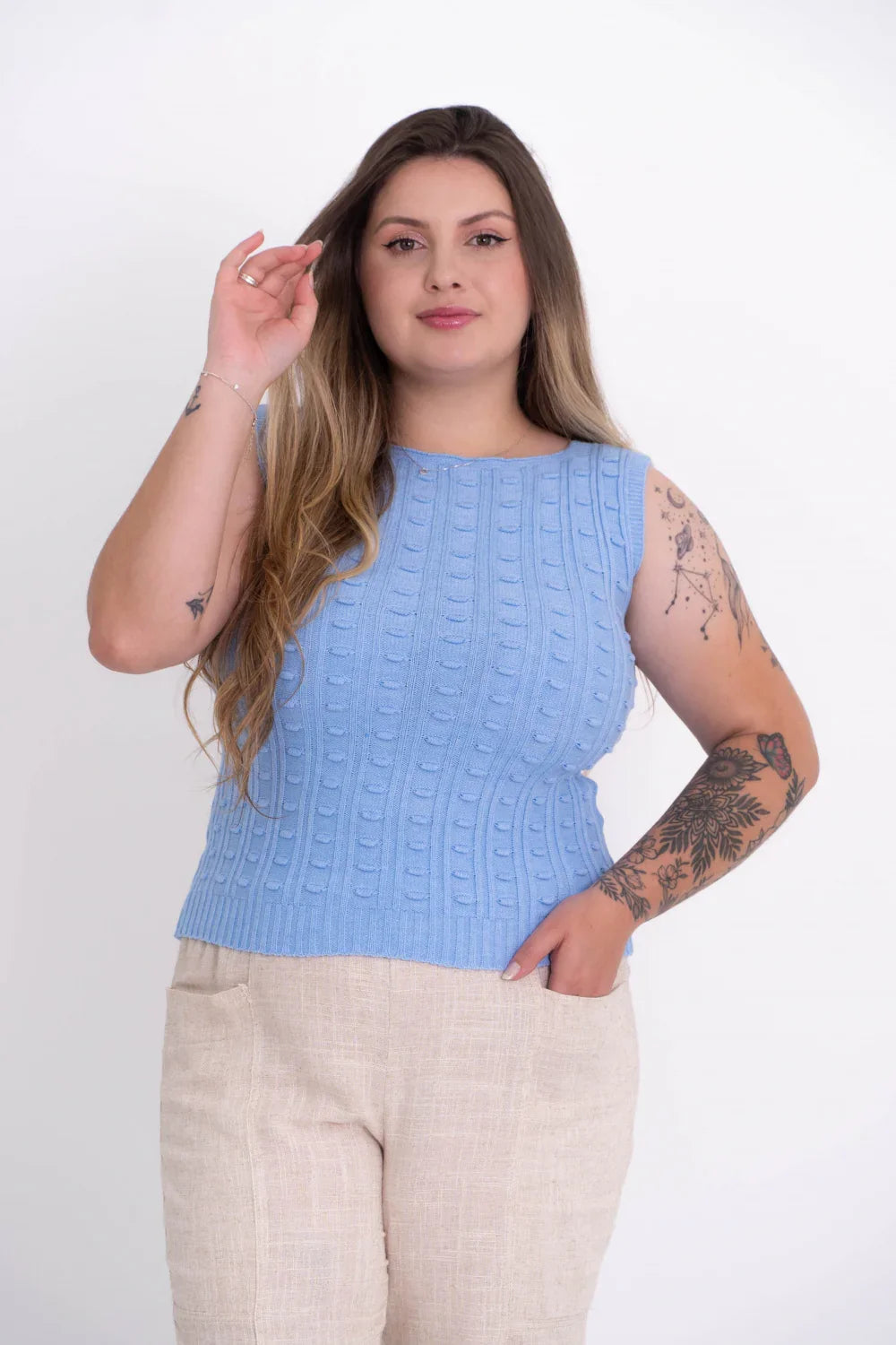 Regatinha Pipoca Canelada